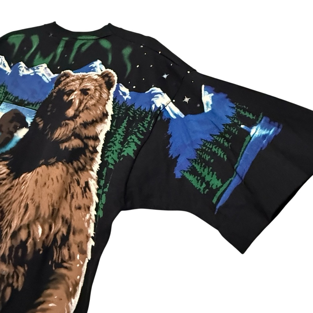 Rare Liquid Blue 1995 All Over Print Grizzly Bear John Connell Tee Size XXL. - Picture 4 of 11